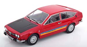 ALFA ROMEO GTV 2000 TURBODELTA 1979 RED FLATBLACK