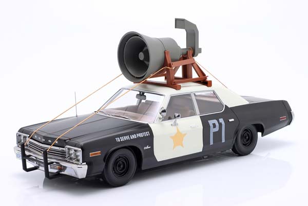 DODGE MONACO BLUESMOBILE LOOK A LIKE 1974 BLACK WHITE