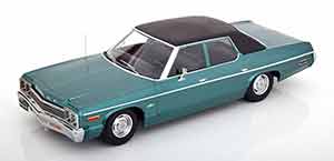 DODGE MONACO 1974 GREEN METALLIC BLACK