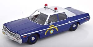 DODGE MONACO NEVADA HIGHWAY PATROL 1974 BLUE SILVER