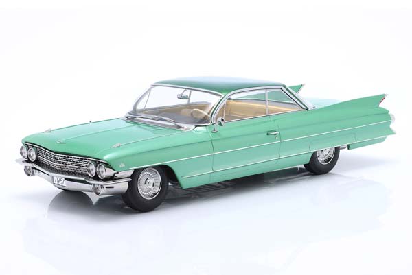 CADILLAC COUPE DEVILLE SERIES 62 1961 LIGHTGREEN-METALLIC