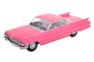 CADILLAC COUPE DEVILLE SERIES 62 1961 PINK-METALLIC