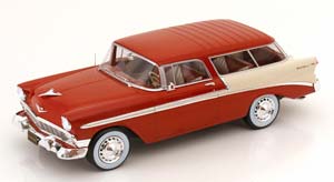 CHEVROLET BEL AIR NOMAD 1956 BROWN METALLIC CREME