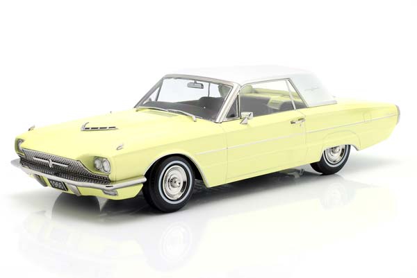 FORD THUNDERBIRD HARDTOP COUPE 1966 LIGHT YELLOW WHITE