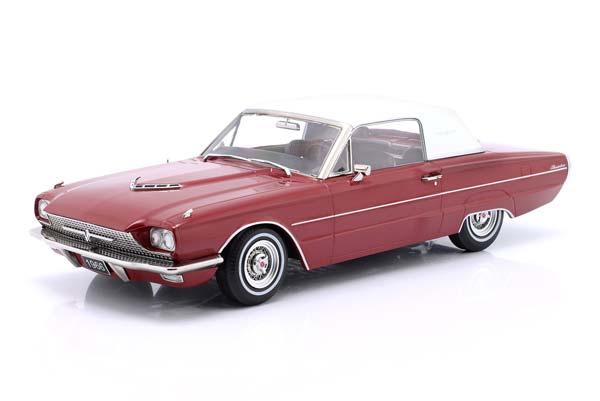 FORD THUNDERBIRD COUPE 1966 RED METALLIC WHITE