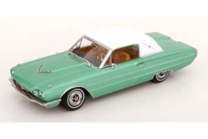 FORD THUNDERBIRD LANDAU COUPE 1966 GREEN METALLIC WHITE