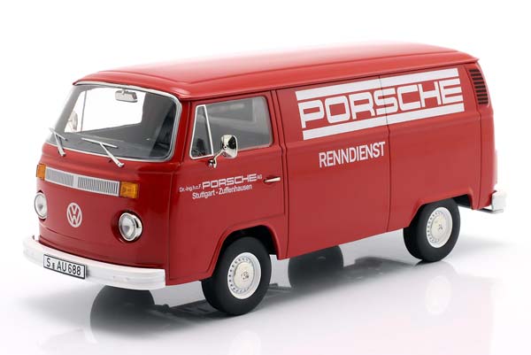 VW T2B PORSCHE RENNDIENST 1972 RED