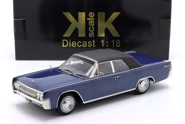 LINCOLN CONTINENTAL CONVERTIBLE TV SERIES LINCOLN LAWYER 1963 BLUE METALLIC / ЛИНКОЛН КОНТИНЕНТАЛ КАБРИОЛЕТ ТВ СЕРИЯ ЛАВЙЕР СИНИЙ МЕТАЛЛИК — фото 3