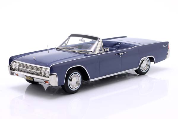 LINCOLN CONTINENTAL CONVERTIBLE TV SERIES LINCOLN LAWYER 1963 BLUE METALLIC / ЛИНКОЛН КОНТИНЕНТАЛ КАБРИОЛЕТ ТВ СЕРИЯ ЛАВЙЕР СИНИЙ МЕТАЛЛИК