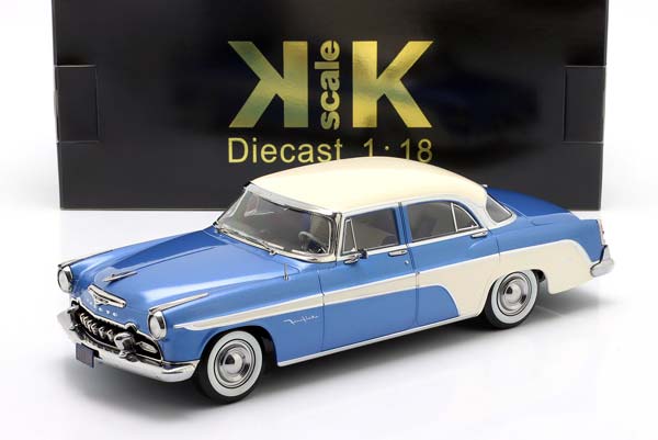 DESOTO FIREFLITE SEDAN YEAR 1955 BLUE METALLIC/CREAM / ДЕСОТО ФИРЕФЛИТЕ СЕДАН СИНИЙ МЕТАЛЛИК/КРИМ КРЕМОВЫЙ — фото 3