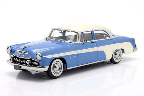 DESOTO FIREFLITE SEDAN YEAR 1955 BLUE METALLIC/CREAM / ДЕСОТО ФИРЕФЛИТЕ СЕДАН СИНИЙ МЕТАЛЛИК/КРИМ КРЕМОВЫЙ