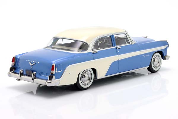 DESOTO FIREFLITE SEDAN YEAR 1955 BLUE METALLIC/CREAM / ДЕСОТО ФИРЕФЛИТЕ СЕДАН СИНИЙ МЕТАЛЛИК/КРИМ КРЕМОВЫЙ — фото 2