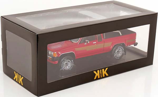 TOYOTA TRUCK XTRA CAB 4X4 (HILUX) 1985 RED / GOLD / ТОЙОТА ГРУЗОВИК КСТРА КАБ 4X4 ХИЛУКС КРАСНЫЙ ЗОЛОТОЙ — фото 6