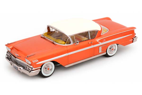 CHEVROLET BEL AIR IMPALA COUPE 1958 COPPER-METALLIC CREME / ШЕВРОЛЕ БЕЛ ЭЙР ИМПАЛА КУПЕ 1958 МЕДНЫЙ МЕТАЛЛИК С КРЕМОВЫМ