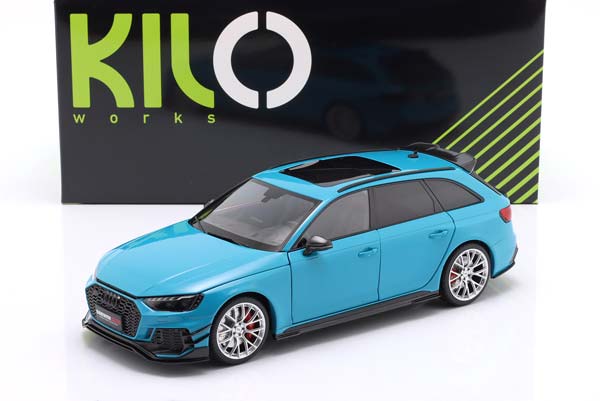 AUDI RS4 AVANT B9 DARWIN PRO 2025 LIGHT BLUE METALLIC / АУДИ РС4 ДАРВИН ПРО СИНИЙ — фото 3
