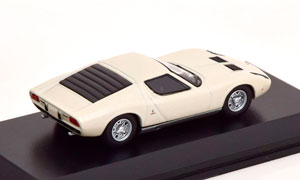 LAMBORGHINI MIURA P400 1966-1969 WHITEMETALLIC (ДЛИНА МОДЕЛИ 6-10 СМ) — фото 2