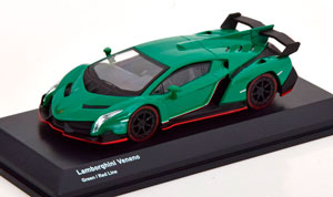 LAMBORGHINI VENENO 2013-2015 GREEN (ДЛИНА МОДЕЛИ 6-10 СМ)
