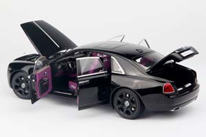 ROLLS-ROYCE GHOST I 2010-2020 BLACK/VIOLET INTERIOR — фото 3