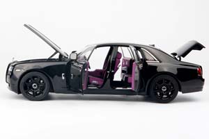 ROLLS-ROYCE GHOST I 2010-2020 BLACK/VIOLET INTERIOR — фото 4