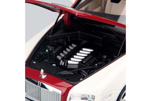 ROLLS-ROYCE GHOST I 2010-2020 WHITE/RED — фото 8