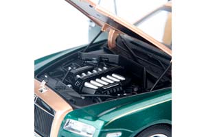 ROLLS-ROYCE GHOST I 2010-2020 BROOKLANDS GREEN/GOLD — фото 10