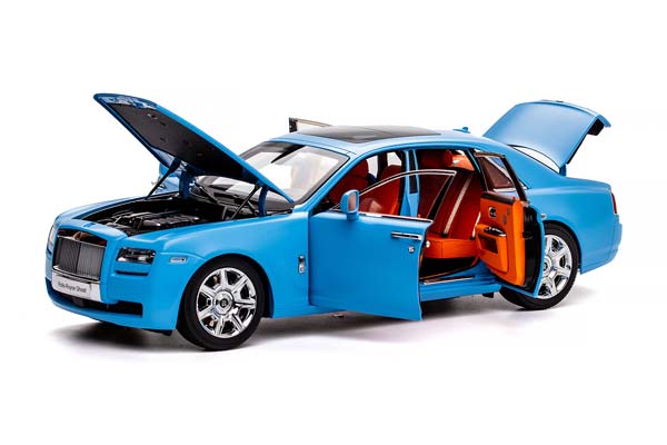 ROLLS-ROYCE GHOST 2020 BLUE MATT / РОЛЛС-РОЙС ГОСТ МАТОВЫЙ СВЕТЛО-СИНИЙ — фото 3