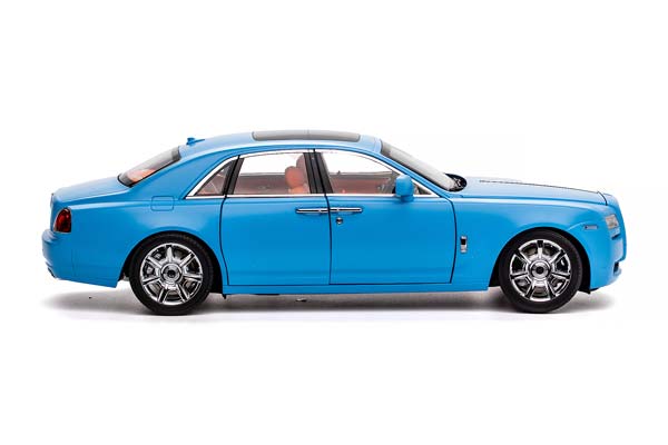 ROLLS-ROYCE GHOST 2020 BLUE MATT / РОЛЛС-РОЙС ГОСТ МАТОВЫЙ СВЕТЛО-СИНИЙ — фото 8