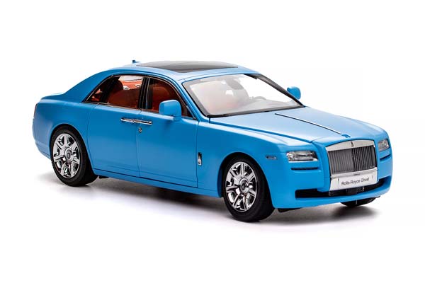 ROLLS-ROYCE GHOST 2020 BLUE MATT / РОЛЛС-РОЙС ГОСТ МАТОВЫЙ СВЕТЛО-СИНИЙ — фото 9