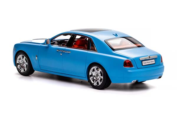 ROLLS-ROYCE GHOST 2020 BLUE MATT / РОЛЛС-РОЙС ГОСТ МАТОВЫЙ СВЕТЛО-СИНИЙ — фото 10