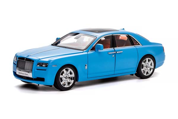 ROLLS-ROYCE GHOST 2020 BLUE MATT / РОЛЛС-РОЙС ГОСТ МАТОВЫЙ СВЕТЛО-СИНИЙ