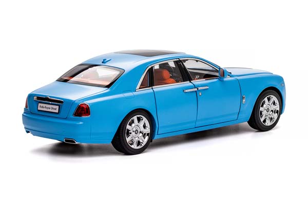 ROLLS-ROYCE GHOST 2020 BLUE MATT / РОЛЛС-РОЙС ГОСТ МАТОВЫЙ СВЕТЛО-СИНИЙ — фото 2