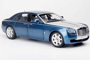 ROLLS-ROYCE GHOST I 2010-2020 METROPOLITAN BLUE/SILVER — фото 2