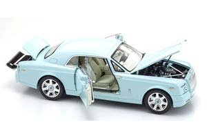 ROLLS-ROYCE PHANTOM DROPHEAD COUPE 2015 LIGHT BLUE / РОЛЛС-РОЙС ФАНТОМ КУПЕ СВЕТЛО-ГОЛУБОЙ — фото 3