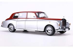 ROLLS-ROYCE PHANTOM VI 1968 RED/SILVER / РОЛЛС-РОЙС ФАНТОМ СЕРЕБРИСТО-КРАСНЫЙ — фото 3