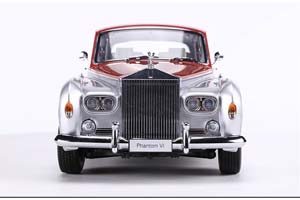 ROLLS-ROYCE PHANTOM VI 1968 RED/SILVER / РОЛЛС-РОЙС ФАНТОМ СЕРЕБРИСТО-КРАСНЫЙ — фото 13