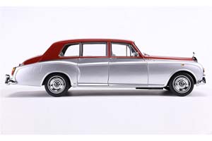 ROLLS-ROYCE PHANTOM VI 1968 RED/SILVER / РОЛЛС-РОЙС ФАНТОМ СЕРЕБРИСТО-КРАСНЫЙ — фото 16