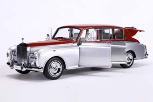 ROLLS-ROYCE PHANTOM VI 1968 RED/SILVER / РОЛЛС-РОЙС ФАНТОМ СЕРЕБРИСТО-КРАСНЫЙ — фото 5