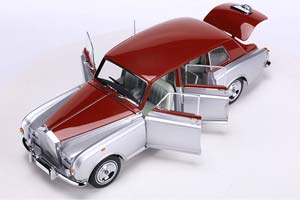 ROLLS-ROYCE PHANTOM VI 1968 RED/SILVER / РОЛЛС-РОЙС ФАНТОМ СЕРЕБРИСТО-КРАСНЫЙ — фото 7