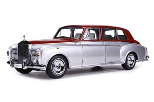 ROLLS-ROYCE PHANTOM VI 1968 RED/SILVER / РОЛЛС-РОЙС ФАНТОМ СЕРЕБРИСТО-КРАСНЫЙ