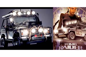 LAND ROVER DEFENDER FROM THE MOVIE LARA CROFT TOMB RAIDER GRAY — фото 11