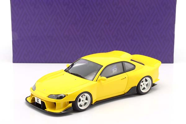 NISSAN SILVIA (S15) COUPE KHYZYL SALEEM 2002 YELLOW / НИССАН СИЛЬВИЯ S15 КУПЕ КХЙЗЙЛ САЛИМ ЖЕЛТЫЙ — фото 3