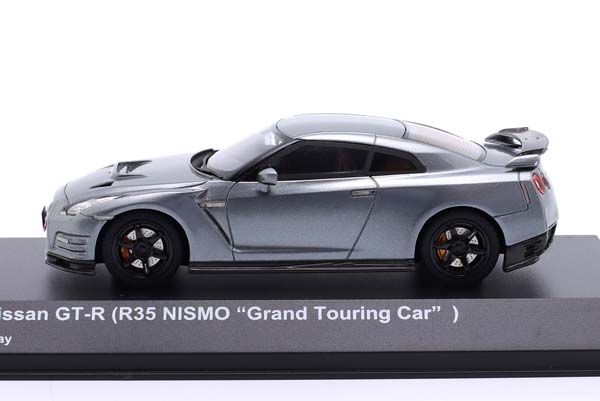 NISSAN SKYLINE GT-R (R35) NISMO GRAND TOURING CAR 2018 GREY / НИССАН СКАЙЛАЙН ГТ-Р R35 НИСМО ГРАНД ТУРИНГ АВТОМОБИЛЬ СЕРЫЙ — фото 4