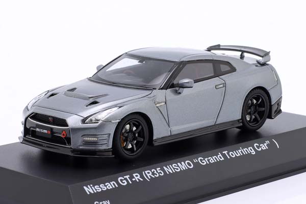 NISSAN SKYLINE GT-R (R35) NISMO GRAND TOURING CAR 2018 GREY / НИССАН СКАЙЛАЙН ГТ-Р R35 НИСМО ГРАНД ТУРИНГ АВТОМОБИЛЬ СЕРЫЙ — фото 1