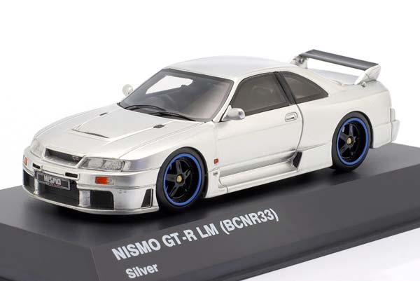 NISSAN NISMO GT-R LM (BCNR33) YEAR 1995 DULL SILVER / НИССАН НИСМО ГТ-Р ЛМ BCNR33 ДУЛЛ СЕРЕБРИСТЫЙ
