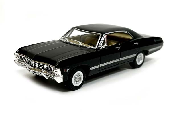 CHEVROLET IMPALA BLACK SUPERNATURAL 1967 / ШЕВРОЛЕ ИМПАЛА ИЗ СЕРИАЛА СВЕХЕСТЕСТВЕННОЕ (ДЛИНА 12 СМ)
