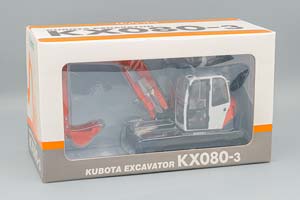 ЭКСКАВАТОР KUBOTA KX080-3, RED / WHITE — фото 7