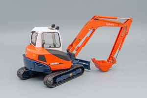 ЭКСКАВАТОР KUBOTA KX080-3, RED / WHITE — фото 2