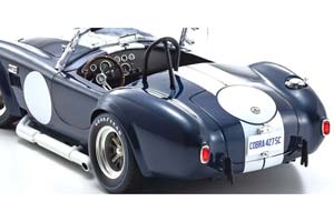 SHELBY COBRA 427 S/C DARK BLUE/WHITE (08047DBL) 1:18 — фото 7