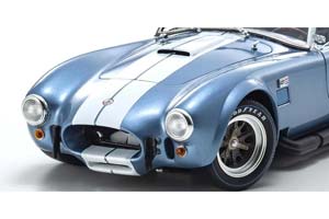 SHELBY COBRA 427 S/C SAPPHIRE BLUE/WHITE (08047SBL) 1:18 — фото 7