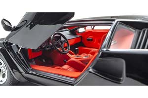 LAMBORGHINI COUNTACH LP5000 QUATTROVALVOE BLACK (08320BK) 1:18 — фото 5